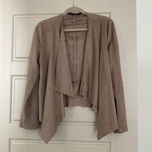 Suede Zara blazer cardigan
